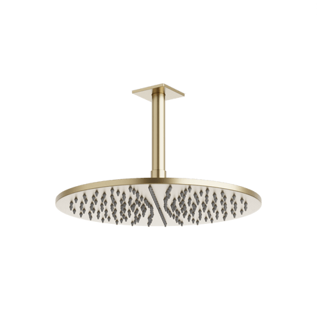 Artos Otella 12" Rain Shower Head on Ceiling Mount Arm Satin Brass – F907-18/5SB
