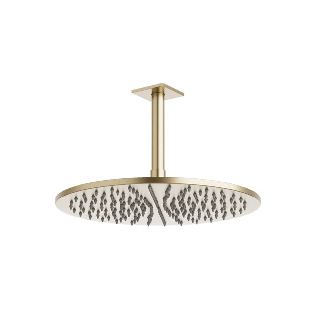 Artos Otella 12" Rain Shower Head on Ceiling Mount Arm Satin Brass – F907-18/5SB