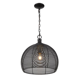 Calypso Medium Pendant in Matte Black