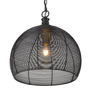 Calypso Medium Pendant in Matte Black