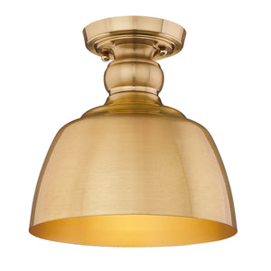 Holmes MBG Flush Mount in Modern Brushed Gold