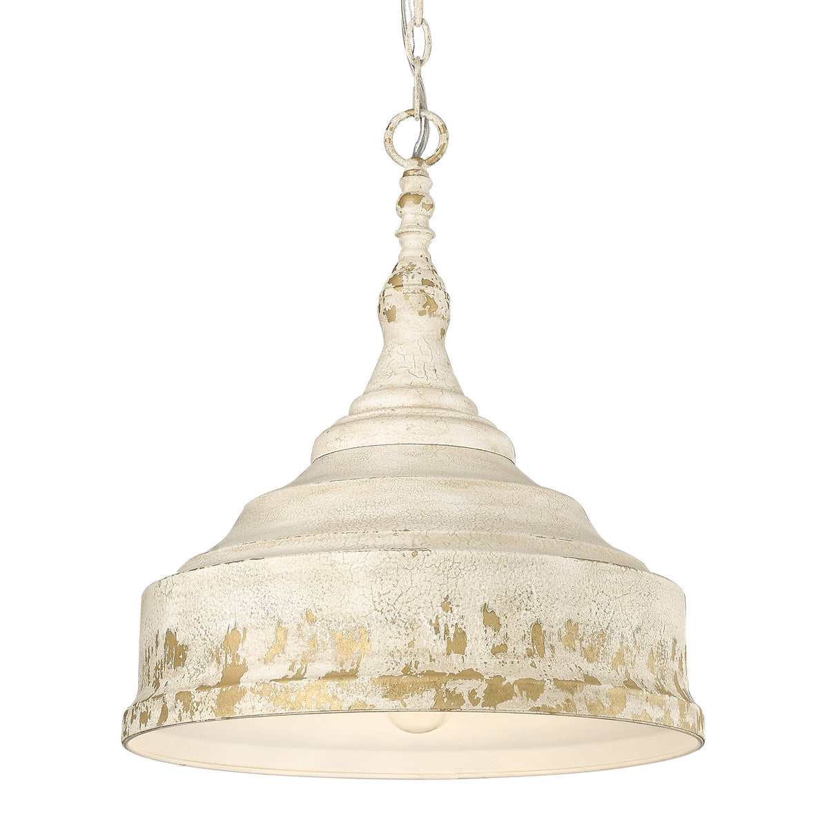 Keating 3 Light Pendant in Antique Ivory