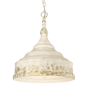 Keating 3 Light Pendant in Antique Ivory