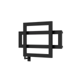 Artos Cadiz 23.5" x 35.5" Hardwired Heated Towel Rail Matte Black – C06090W-BK