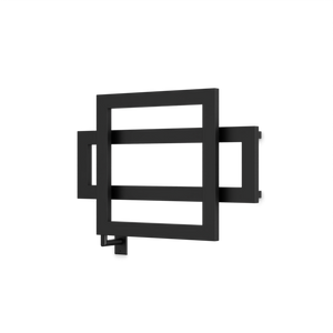 Artos Cadiz 23.5" x 35.5" Hardwired Heated Towel Rail Matte Black – C06090W-BK