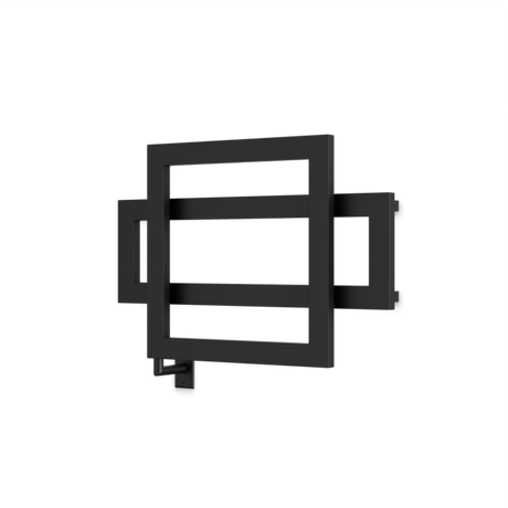 Artos Cadiz 23.5" x 35.5" Hardwired Heated Towel Rail Matte Black – C06090W-BK