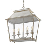 Abingdon 4-Light Pendant in Antique Ivory