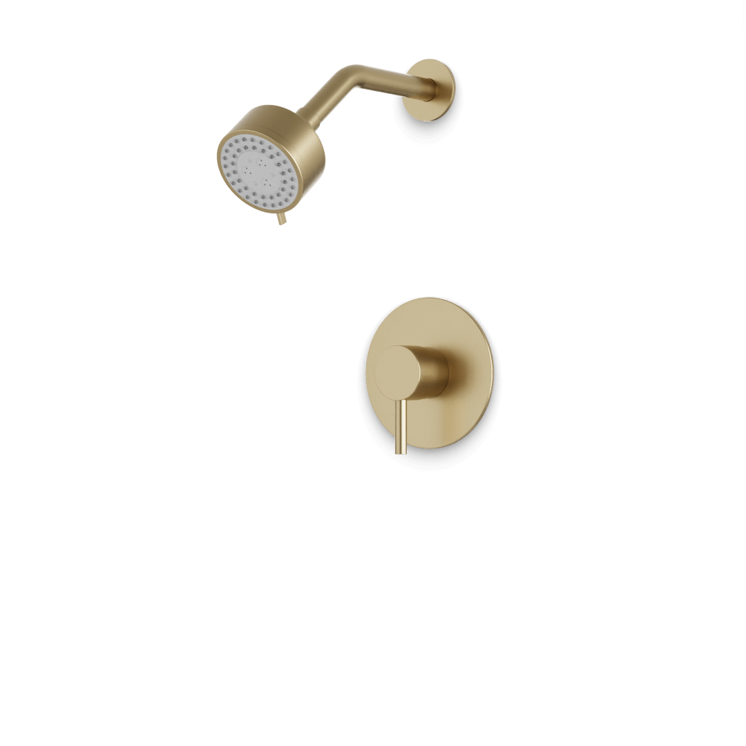 Artos Opera Pressure Balance Shower Trim Kit with Multifunction Shower Head Satin Brass – TS161SB