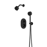 Artos Opera Thermostatic Shower Trim Kit with Multifunction Shower Head, Hand Shower Matte Black – TS081BK