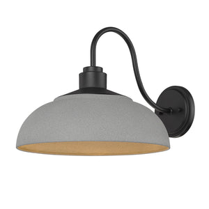 Levitt Natural Black Large Wall Sconce - Outdoor