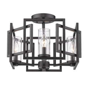 Marco Flush Mount in Matte Black