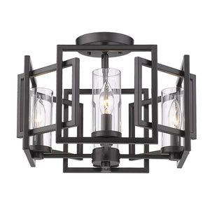 Marco Flush Mount in Matte Black