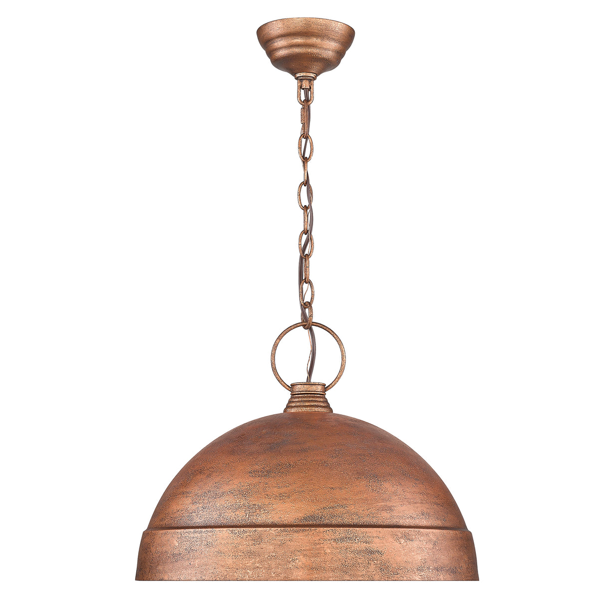 Lincoln Large Pendant in Vintage Copper