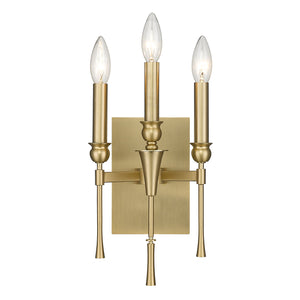 Landon BCB 3 Light Wall Sconce in Brushed Champagne Bronze