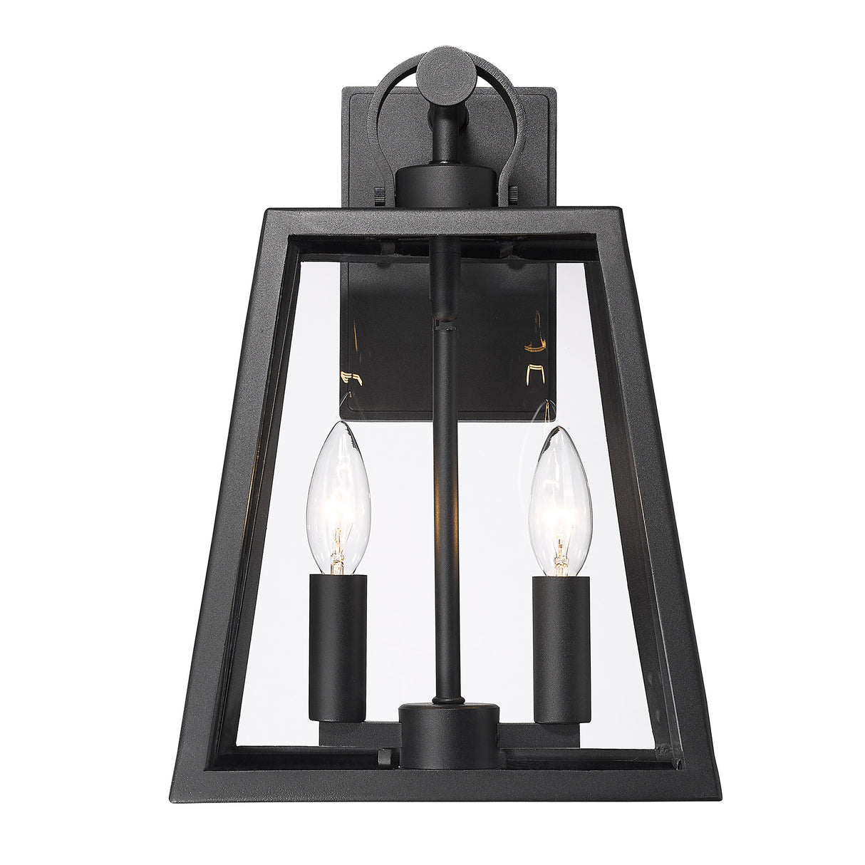 Lautner Natural Black Wall Sconce - Outdoor