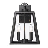 Lautner Natural Black Wall Sconce - Outdoor