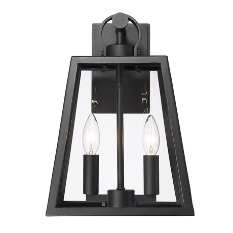 Lautner Natural Black Wall Sconce - Outdoor