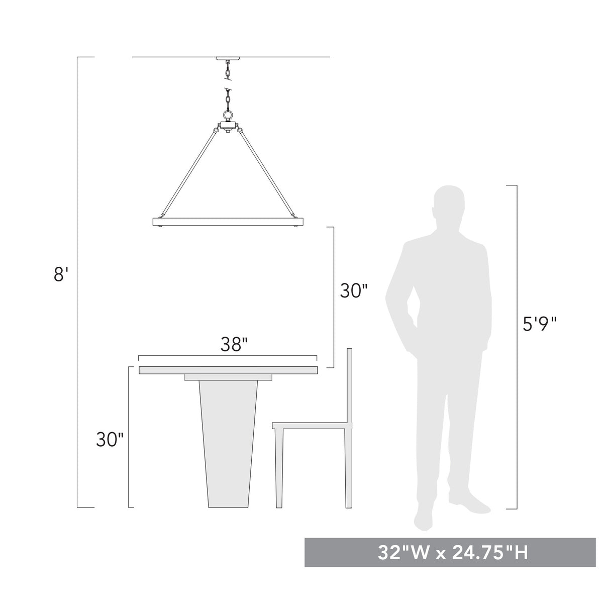 Castile 9 Light Chandelier