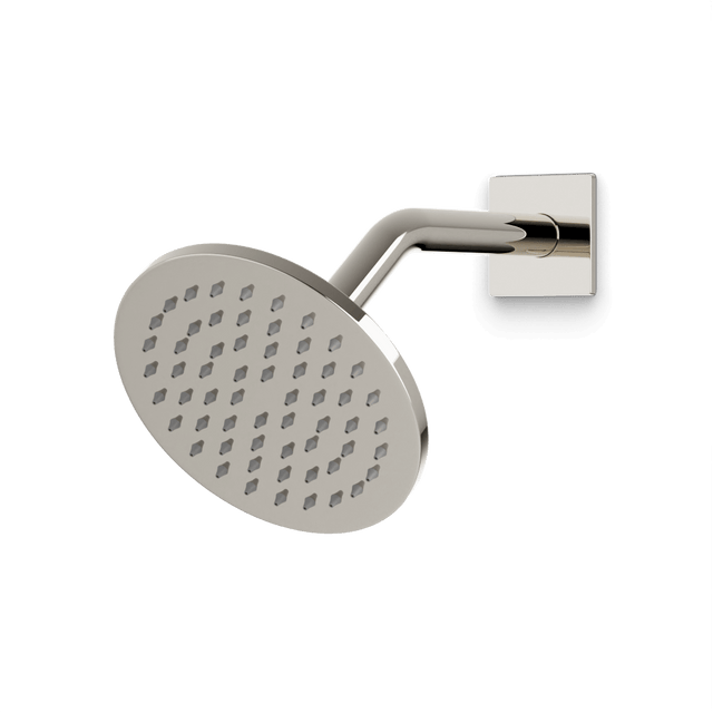Artos Otella 6" Shower Head on Angled Arm Polished Nickel – F907-76PN