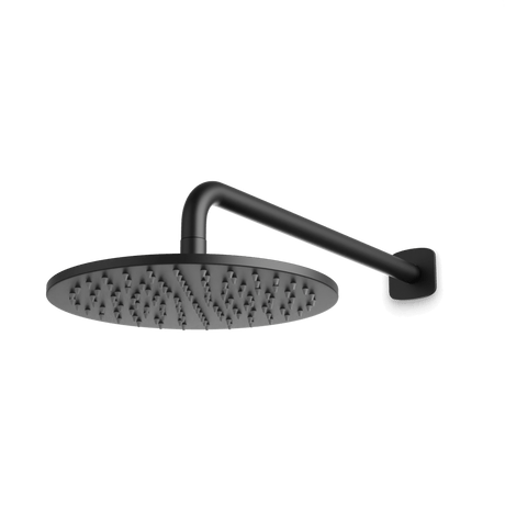 Artos Harmony 10" Rain Shower Head on Wall Mount Arm Matte Black – F924W10BK