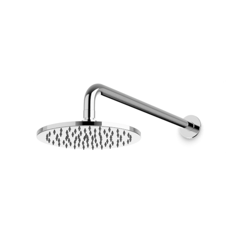 Artos Opera 8" Rain Shower Head on Wall Mount Arm Chrome – F907-1CH
