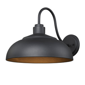 Levitt Natural Black Large Wall Sconce - Outdoor