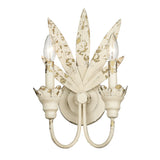 Lillianne Antique Ivory 2 Light Wall Sconce
