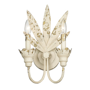 Lillianne Antique Ivory 2 Light Wall Sconce