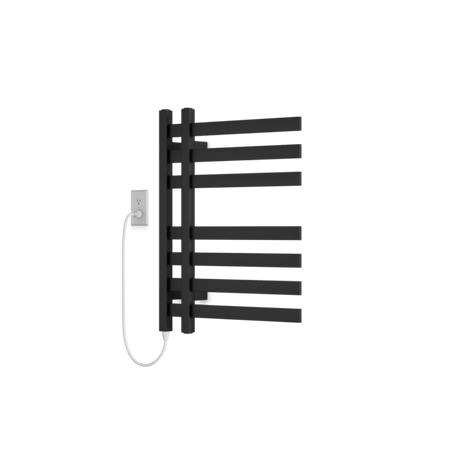 Artos Lioni 27" x 20" Plug-In Heated Towel Rail Matte Black – MS06950P-BK
