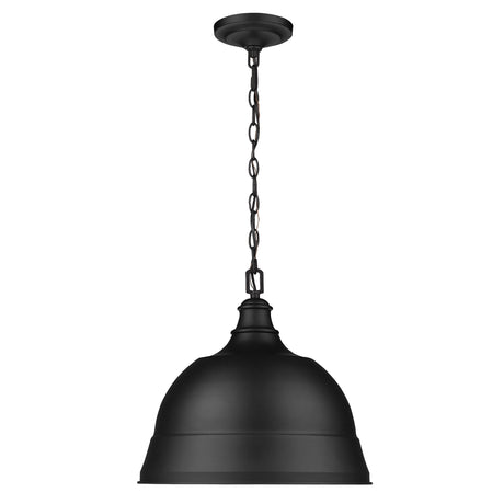 Rebel 2 Light Pendant in Matte Black