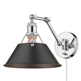 Orwell CH Articulating 1 Light Wall Sconce with Rubbed Bronze Shade