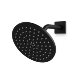 Artos Otella 8" Shower Head on Angled Arm Matte Black – F907-11BK