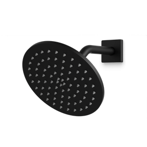 Artos Otella 8" Shower Head on Angled Arm Matte Black – F907-11BK