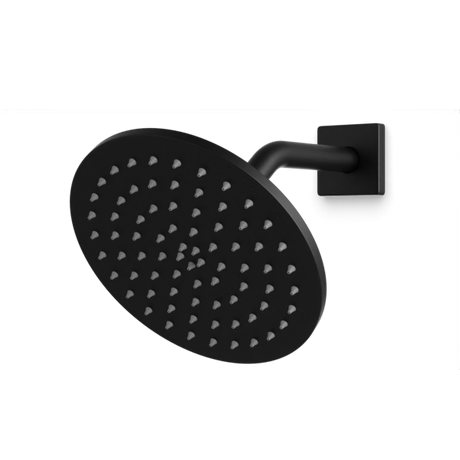 Artos Otella 8" Shower Head on Angled Arm Matte Black – F907-11BK