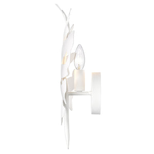 Aruba TWP 1 Light Wall Sconce in Textured White Plaster