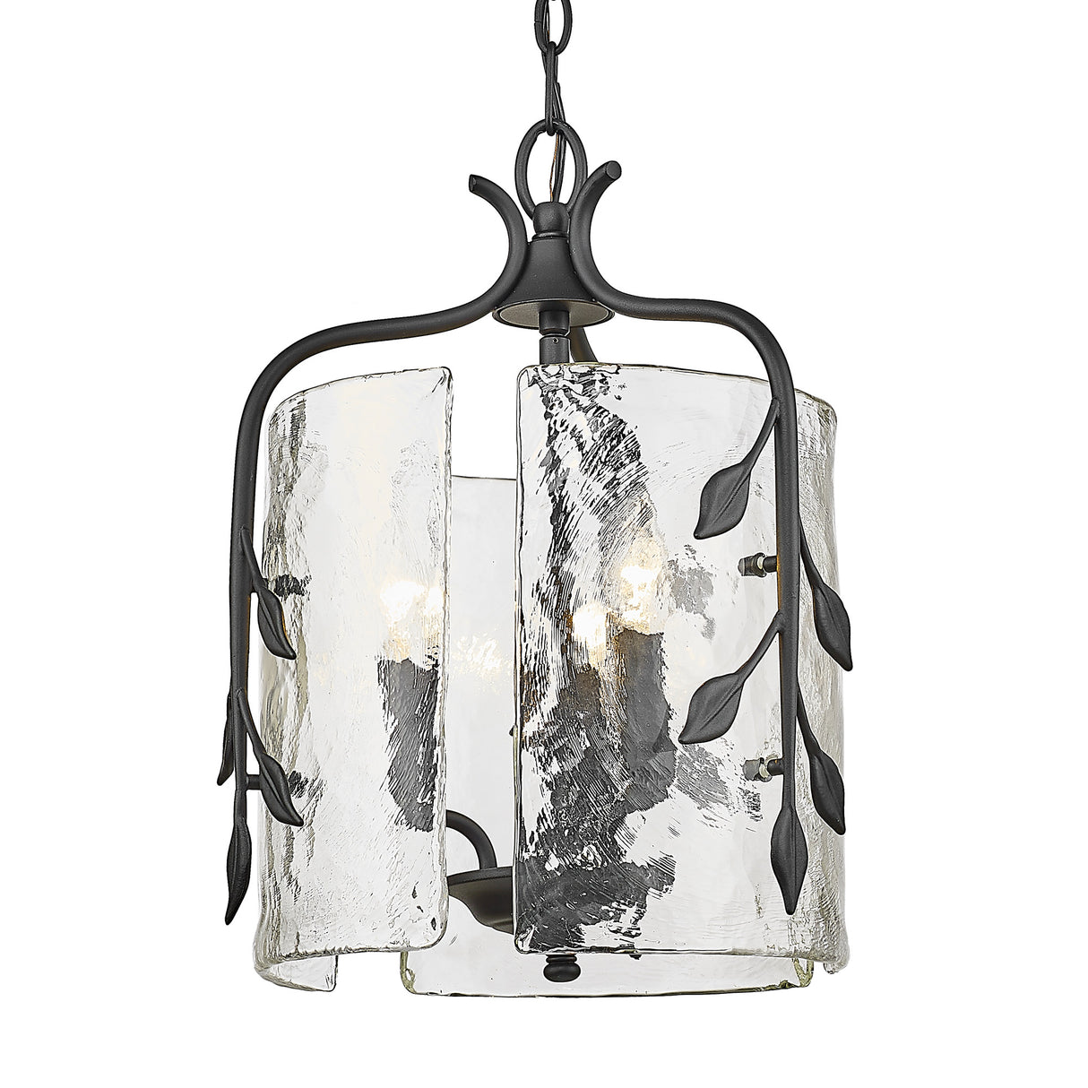 Calla Natural Black 3 Light Pendant