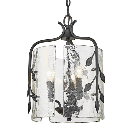 Calla Natural Black 3 Light Pendant