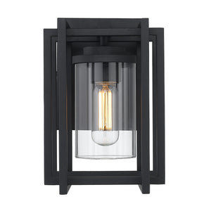 Tribeca Small Outdoor Wall Sconce in Natural Black