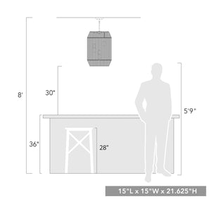 Marlee Matte Black 3 Light Pendant