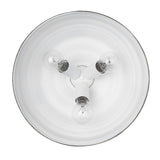 Keating Semi-Flush in Antique Ivory