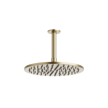 Artos Opera 10" Rain Shower Head on Ceiling Mount Arm Satin Brass – F907-61SB