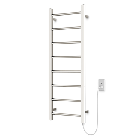 Artos Ryton 47" x 18" Plug-In Heated Towel Rail Polished Nickel – MR12045P-PN