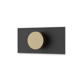 Artos Otella 3-Way Diverter Linear Trim Kit Satin Brass / Matte Black – F909A-7TKSBB