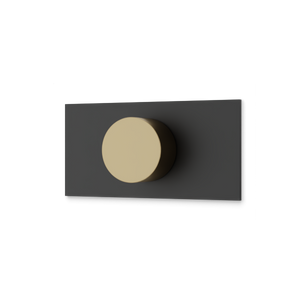 Artos Otella 3-Way Diverter Linear Trim Kit Satin Brass / Matte Black