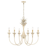 Lillianne 6 Light Chandelier in Antique Ivory