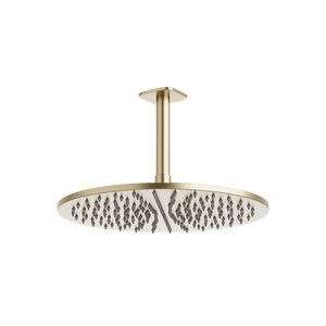 Artos Harmony 12" Rain Shower Head on Ceiling Mount Arm Satin Brass – F924C12SB