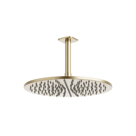 Artos Harmony 12" Rain Shower Head on Ceiling Mount Arm Satin Brass – F924C12SB