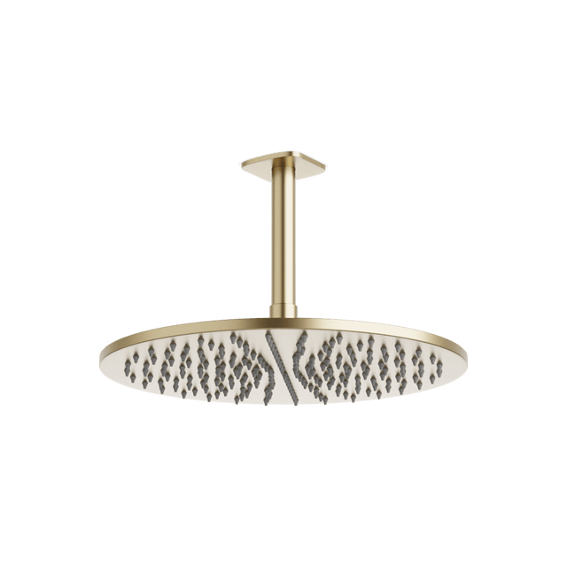 Artos Harmony 12" Rain Shower Head on Ceiling Mount Arm Satin Brass – F924C12SB