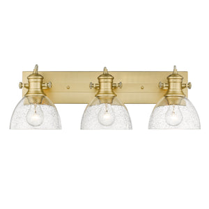 Hines 3-Light Bath Vanity in Brushed Champagne Bronze