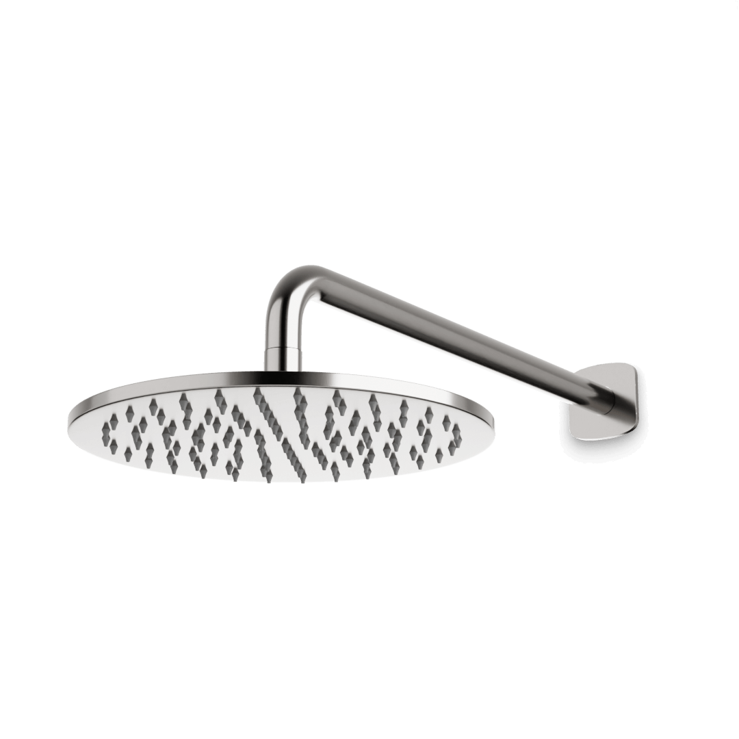 Artos Harmony 10" Rain Shower Head on Wall Mount Arm Brushed Nickel – F924W10BN